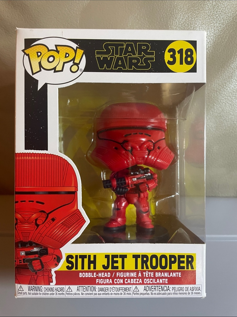 Funko Pop! Star Wars Sith Jet Trooper - Red and Black